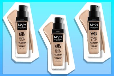 NYX Professional Makeup Can't Stop Won't Stop Full Coverage Liquid Foundation - 04 Light Ivory