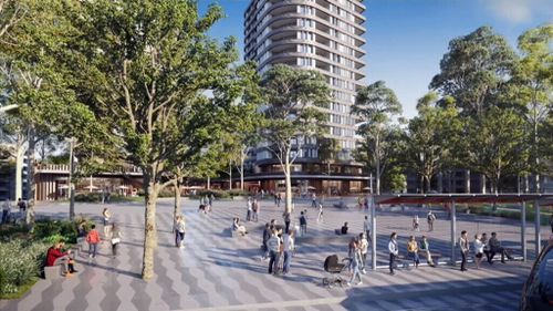 Homes, open spaces and transport links feature in designs for the suburb in Sydney's west. 