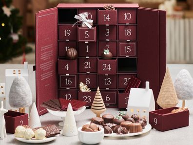 Inside Haigh's Chocolates Luxury Advent Calendar for 2022
