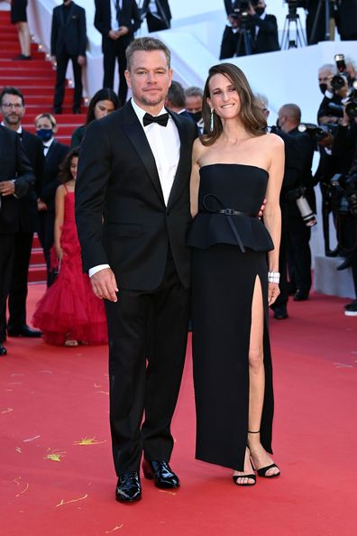 Matt Damon and Camille Cottin 