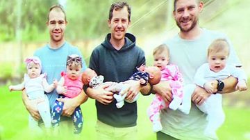 Three best mates have identical twin girls within same year