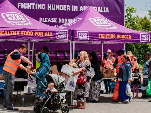 Foodbank Victoria is currently feeding 57000 people a day. 