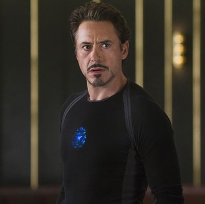 Robert Downey Jr. as Tony Stark/Iron Man: Then
