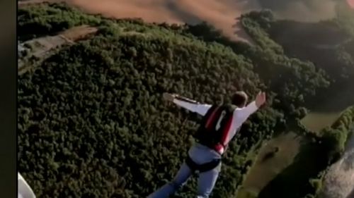 The professional base jumper was fined $660 for his illegal stunt in court today.