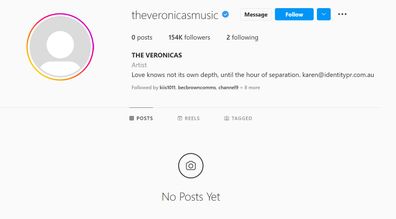 The Veronicas wipe their official Instagram account clean as they embark on solo careers. 