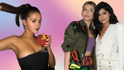 Kylie Jenner Selena Gomez Hailey Bieber feud