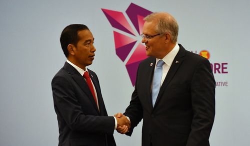 The meeting between Mr Widodo and Mr Morrison was described as "frosty".