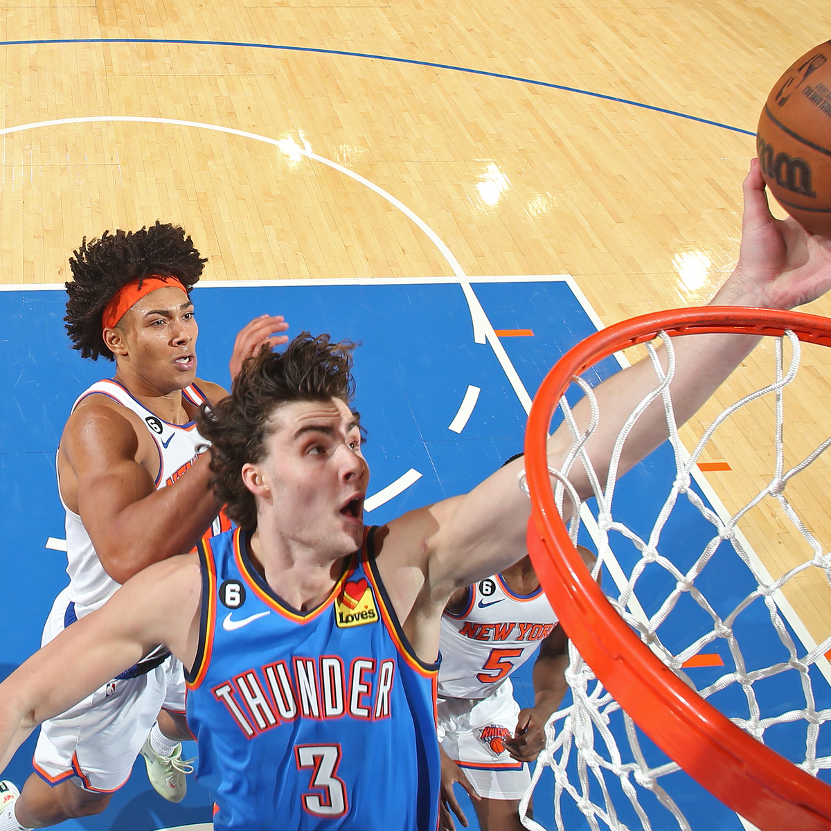 Josh Giddey joins Wilt Chamberlain as one of two players to record  triple-double in first game at Madison Square Garden