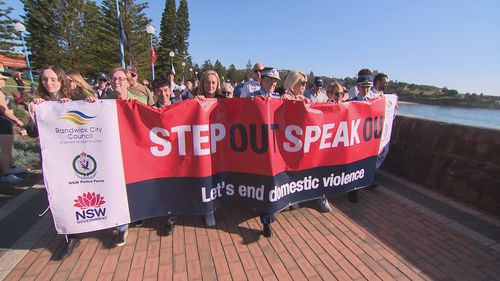 Thousands of people have marched to end gender-based violence in Sydney and Melbourne today, including the family of murdered teenager ﻿Isla Bel.