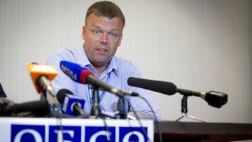 OSCE's Alexander Hug has demanded immediate access to the MH17 crash site. (AAP)