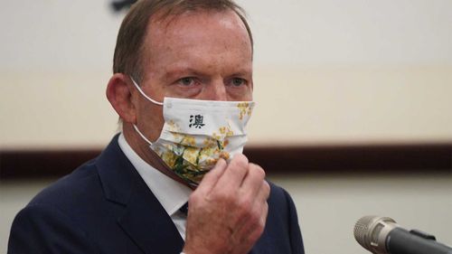 Former Prime Minister Tony Abbott is visiting Taiwan.