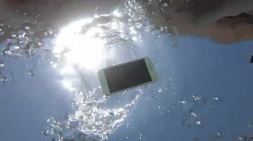 All phones should be cleaned with fresh water if they have been submerged at the beach or in a pool.