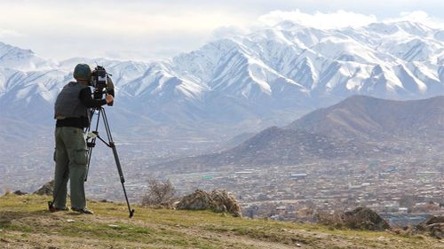 The snow-capped peaks of Afghanistan. (9NEWS)