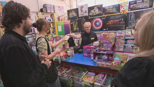 At Toy World in Ferntree Gully, an anonymous woman paid off every gift on layby, which totalled $8500.