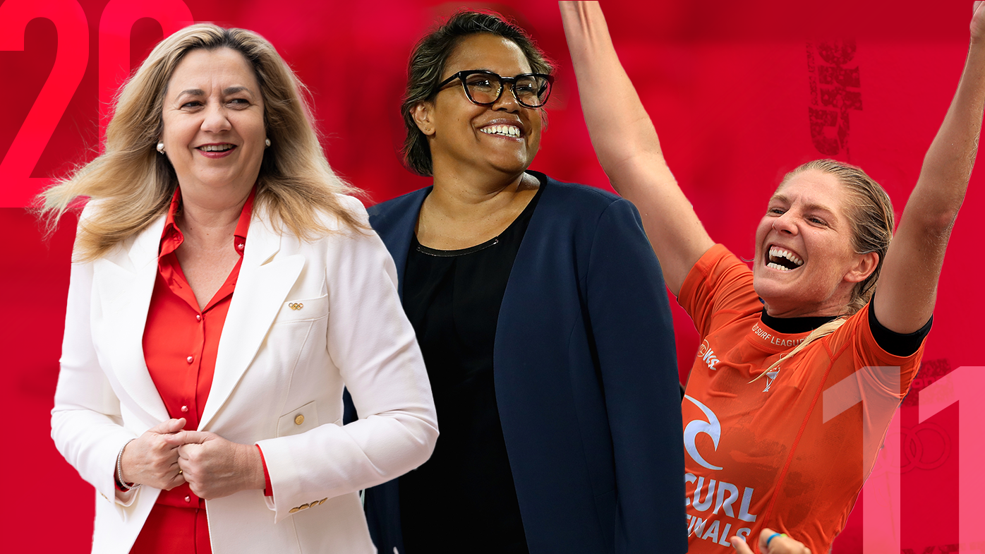 Annastacia Palaszczuk, Cathy Freeman and Steph Gilmore.