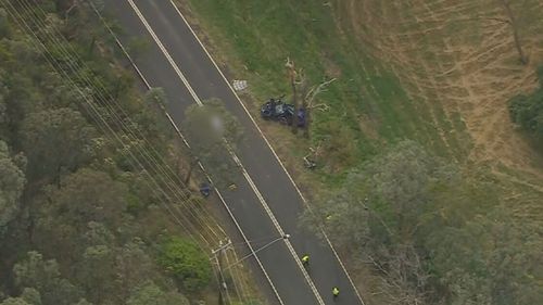 A wom﻿an has died and a man has been seriously injured after a crash in Melbourne's north-east.