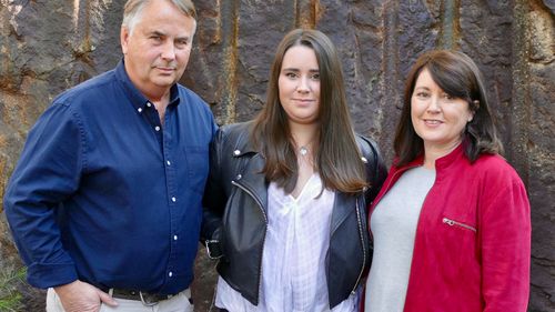 Ralph, Madeleine and Kathy Kelly - a family of three. (60 Minutes)