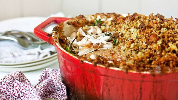 Chicken and pork cassoulet