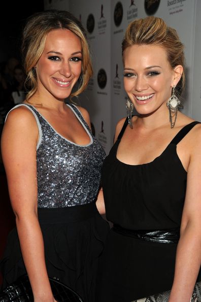 Hilary Duff and sister Haylie Duff
