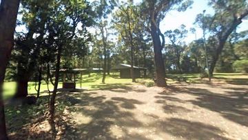 A picnic area at Bulli Tops Lookour near to where the incident occurred.