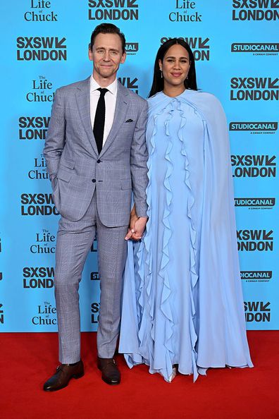 LONDON, ENGLAND - JUNE 07: Tom Hiddleston and Zawe Ashton attend the "The Life of Chuck" UK Premiere during day six of SXSW London 2025 at Barbican Centre on June 07, 2025 in London, England. (Photo by Jeff Spicer/Getty Images for SXSW London)