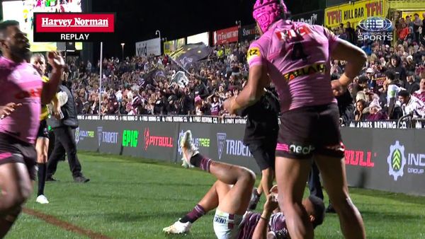 NRL: Penrith Panthers and Canberra Raiders brawl after final whistle,  video, Jack Wighton and Stephen Crichton involved