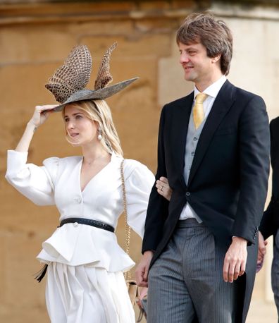 Prince Ernst August and Princess Ekaterina of Hanover at Eugenie wedding