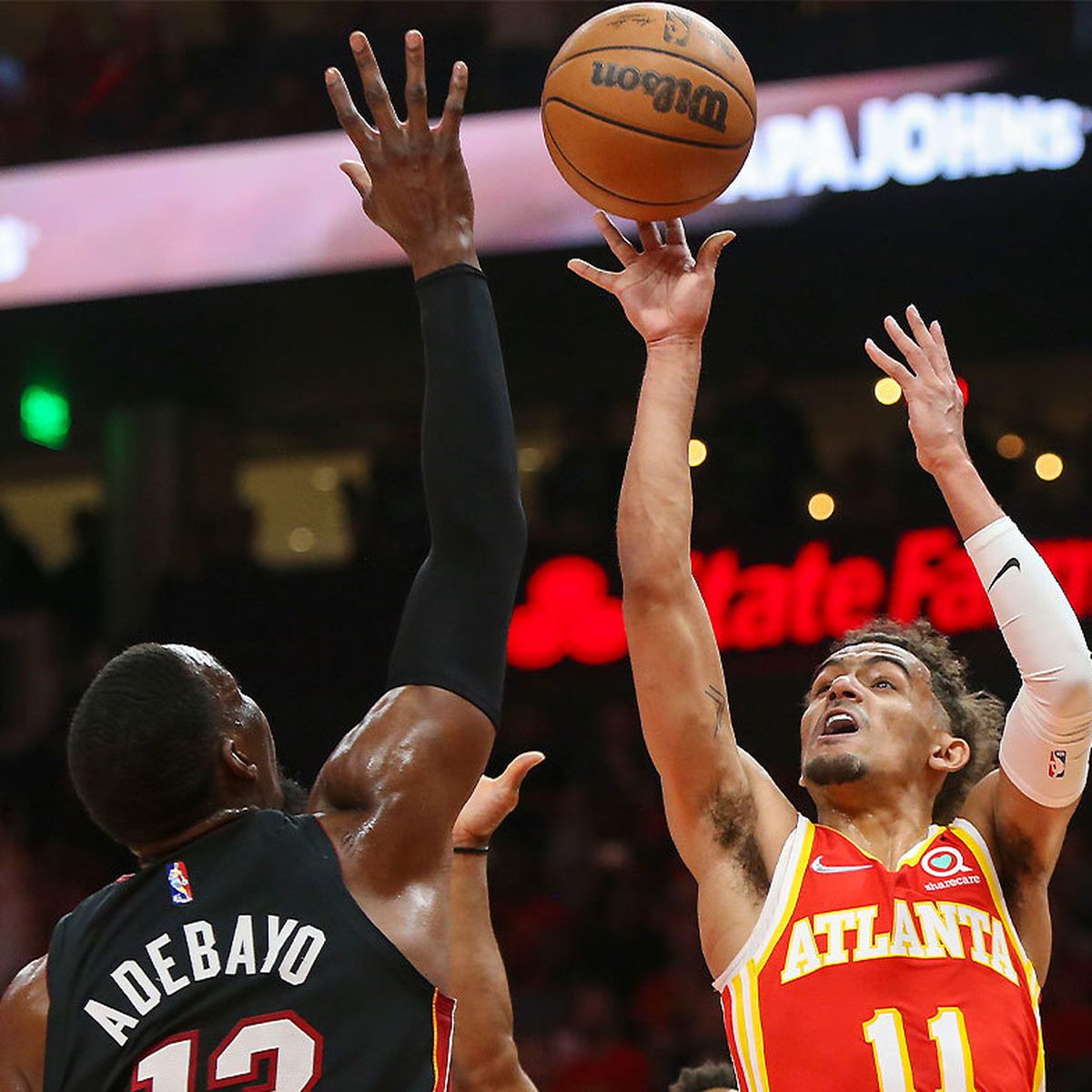 Trae Young Valentine's Day, Happy Valentine's Day from your Favorite Hawks  Wingmen ❤️ Trae Young is extremely clutch, By Atlanta Hawks