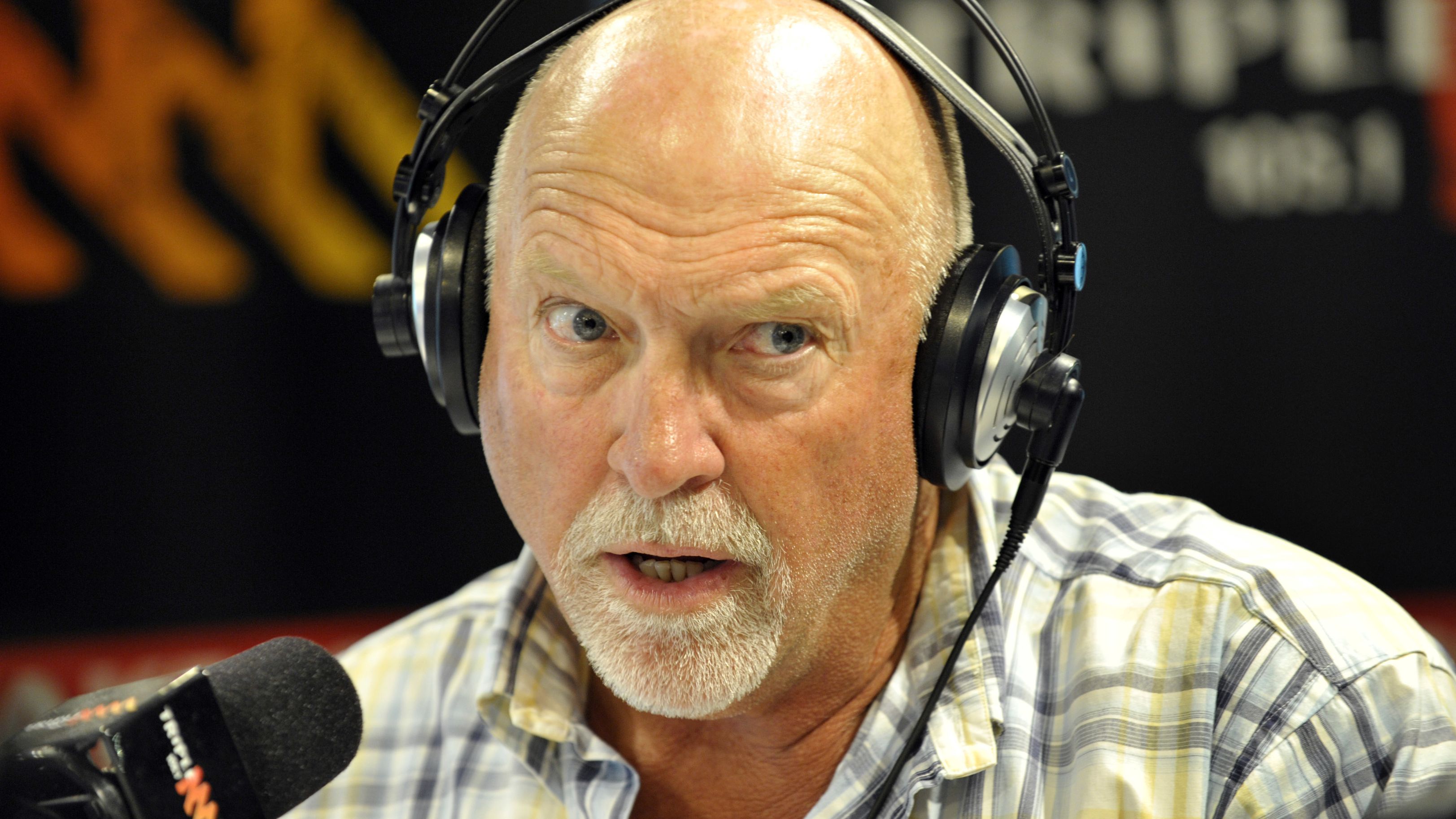 Rex Hunt pictured during his time at 3AW in 2011