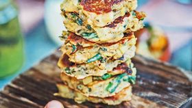 Nonna’s leek and spinach fritters