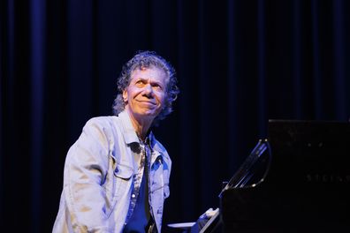 Chick Corea performs on stage at Halic Congress Center for the 21st Istanbul Jazz Festival organized by IKSV on July 8, 2014 in Istanbul, Turkey.  