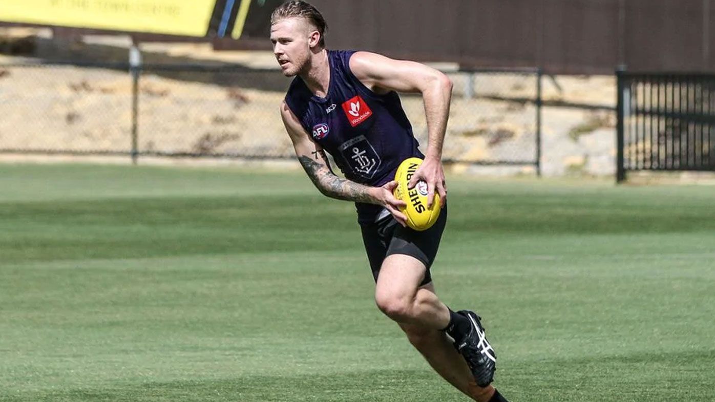 Fremantle Dockers forward Cam McCarthy hospitalised after collapsing during training
