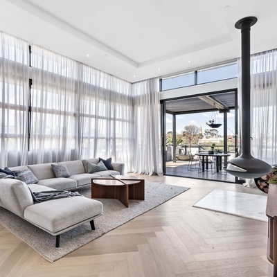 Norm and Jess’ Gatwick penthouse listed for the first time since The Block auctions