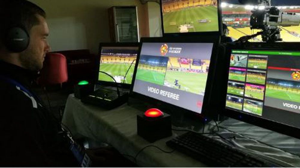 World first for A-League with use of football video review system