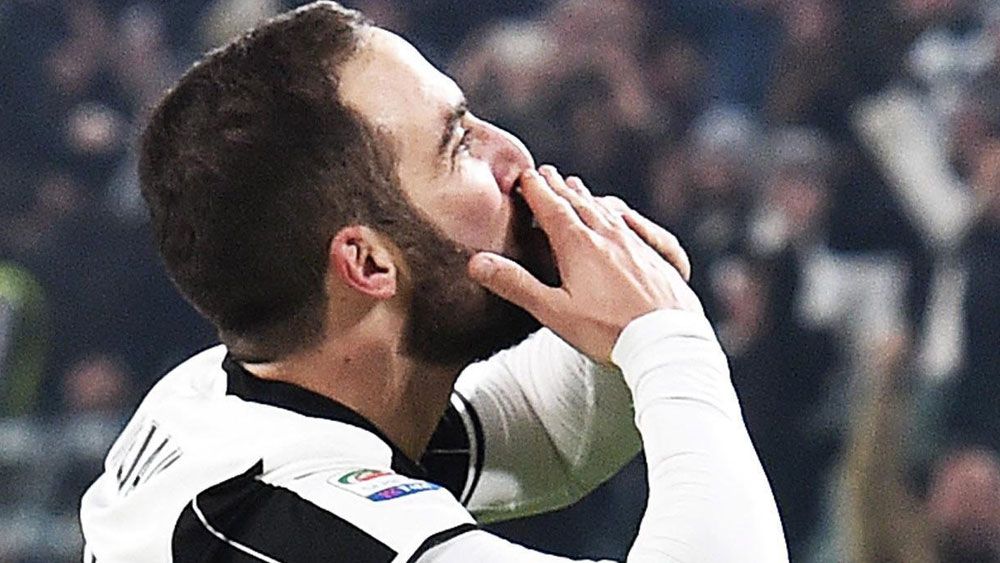 Gonzalo Higuain starred for Juventus. (AAP)