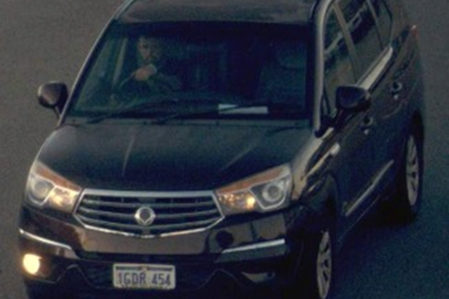 The 32-year-old had been travelling in a Ssangyong Stavic station sedan with the WA number plate '1GDR 454'.