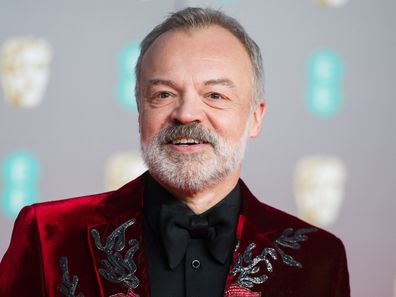 Graham Norton attends the EE British Academy Film Awards 2020 at Royal Albert Hall on February 2, 2020 in London, England.