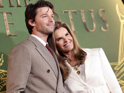 Patrick Schwarzenegger and Maria Shriver