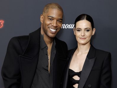Lola Abecassis and Kid Cudi attend afterparty for the global premiere of Paramount+ series "Knuckles"