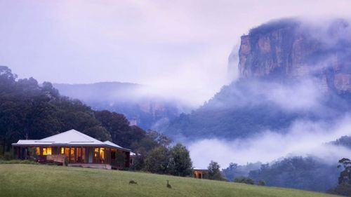 The Emirates resort in the Wolgan Valley.