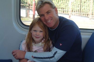 Brooke Warne and Shane Warne