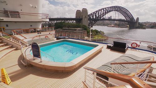 Cruise ships dock in Sydney 