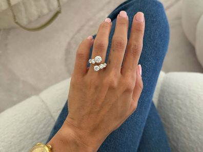 "Our number one divorce ring is a 3.70ct full Lab Diamond September Six-Stone," says Rebecca Klondinsky, co-founder of The Prestwick Place.