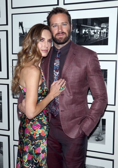 Elizabeth Chambers and Armie Hammer, Hotel Mumbai, afterparty 2019