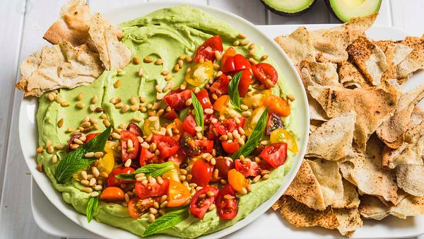 Guacamole platter