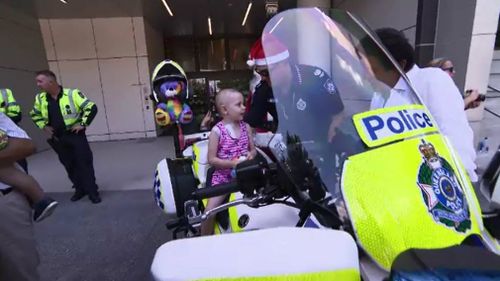 Queensland Police Children's Hospital toy run