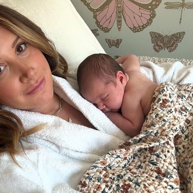 Ashley Tisdale newborn 