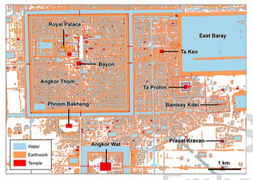 Location map of Angkor. Credit: PNAS. 