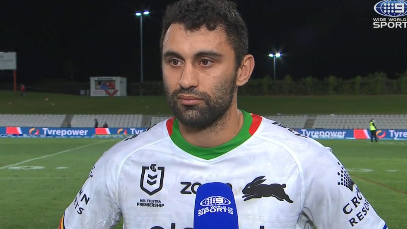 Hat-trick hero Alex Johnston's telling interview amid South Sydney contract breakdown