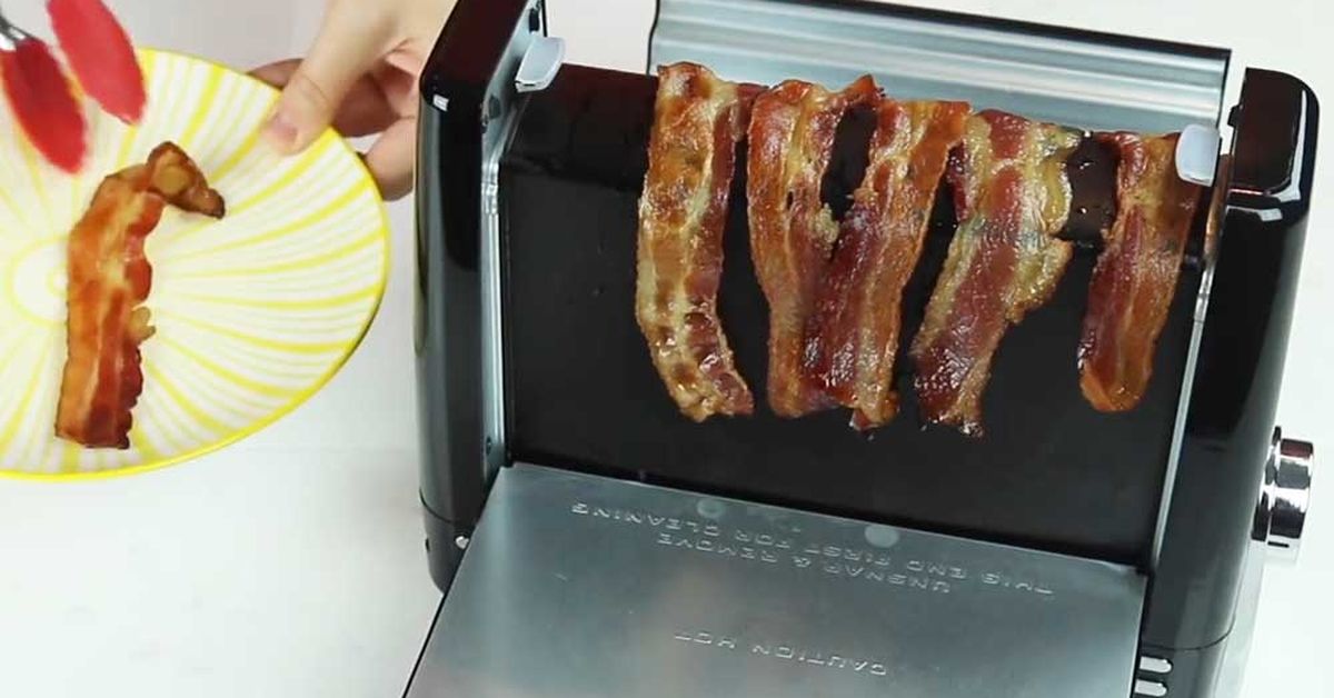 Someone's invented a toaster just for bacon, and we're very okay with that  - 9Kitchen